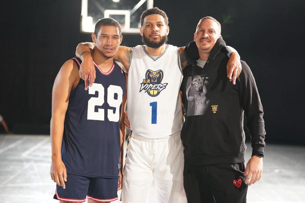 Darius With His Two Elder Brother Sarunas And Marcus Jackson