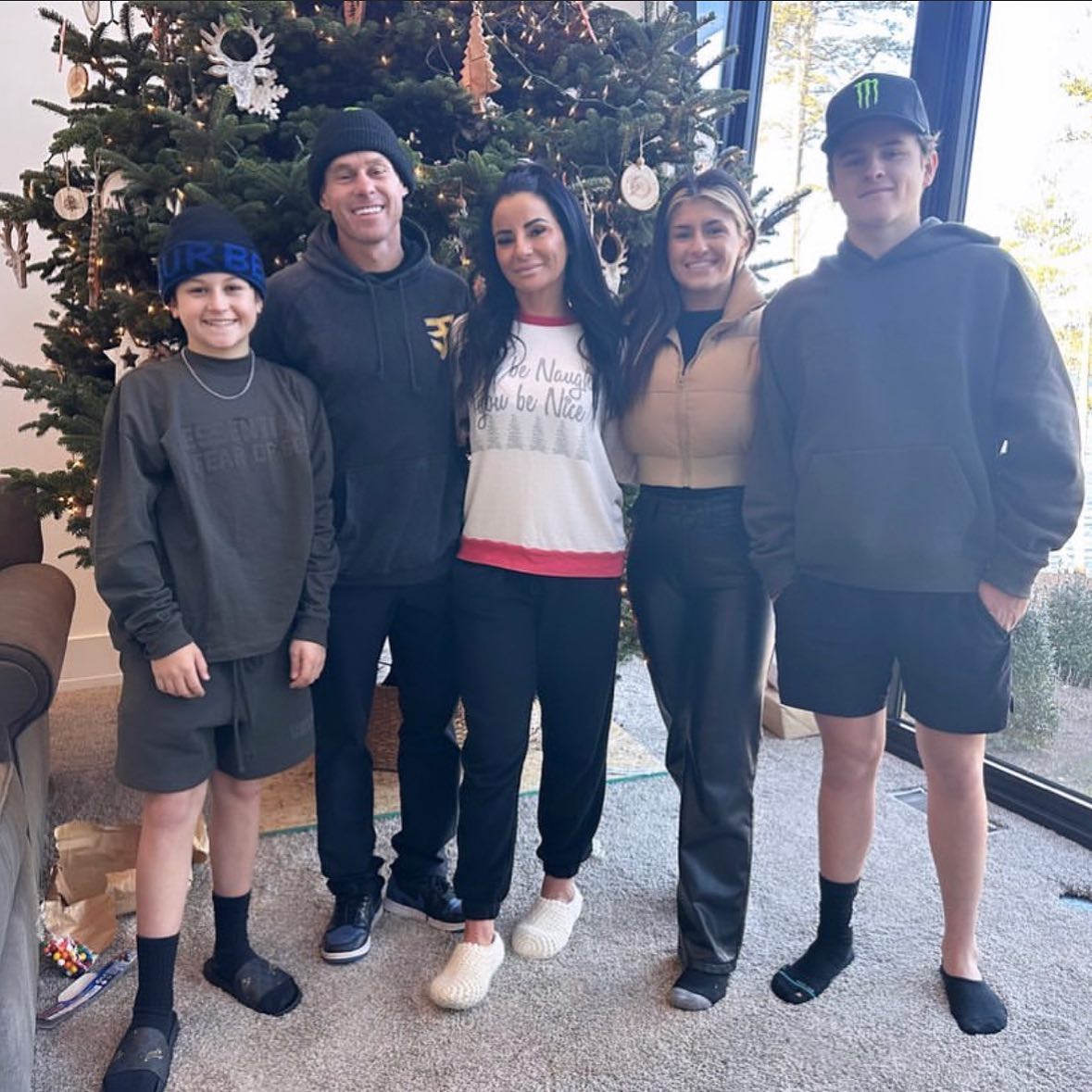 Brian Deegan Family (Mother) Marrissa, (Daughter) Hailie, (Son) Haiden And (Youngest Son)