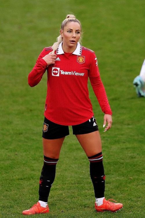 Adriana Leon During A Match With Manchester United