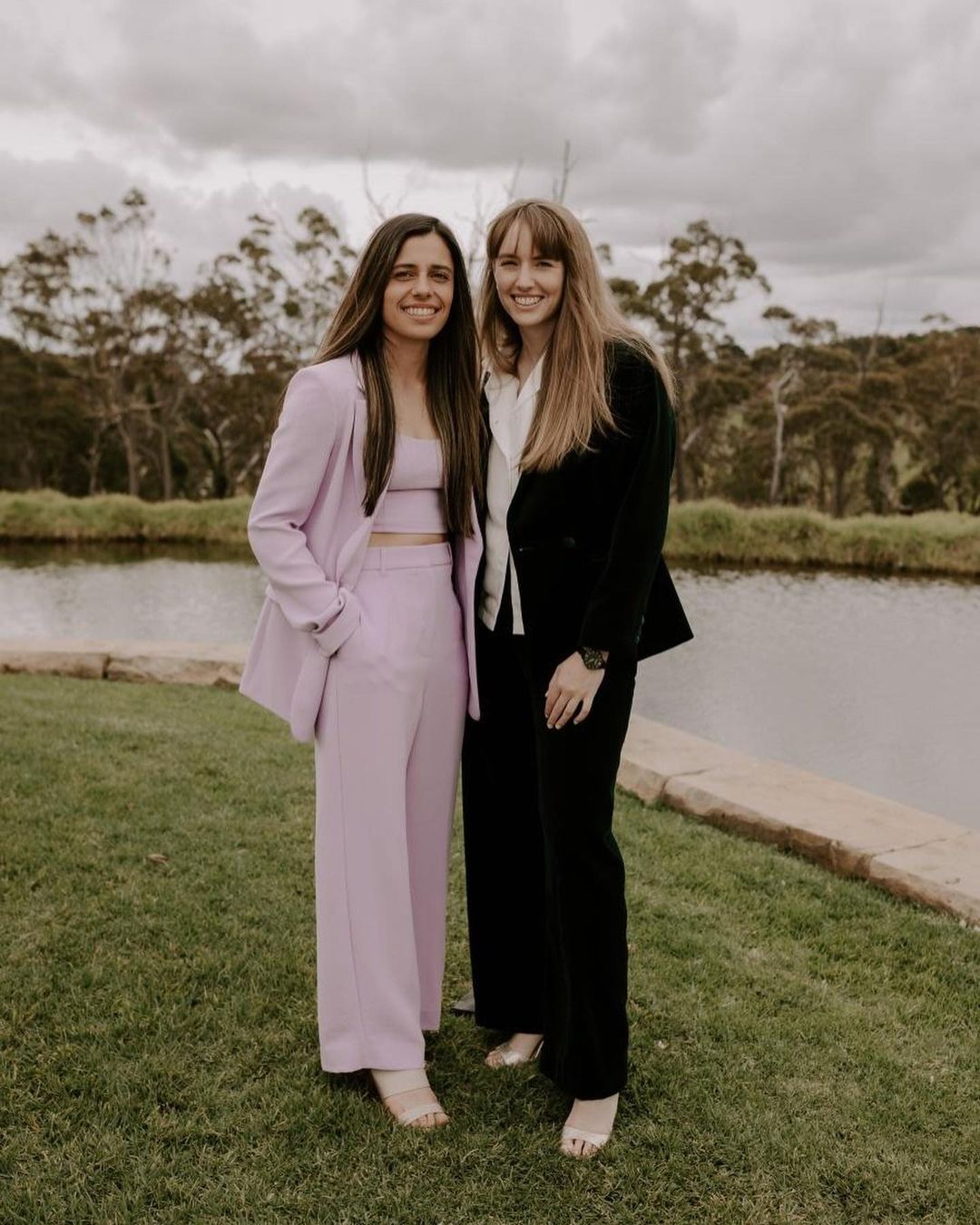 Alex Chidiac Attending A Ceremony With Her Partner Erin Clout