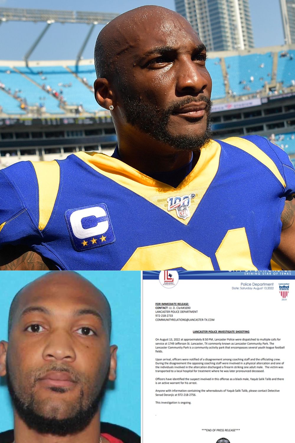 Aqib Talib Brother Charged For The Muder
