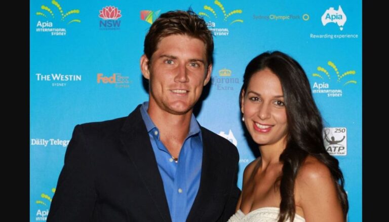 Australian Tennis Player Matthew Ebden And His Wife Kim Share A Son