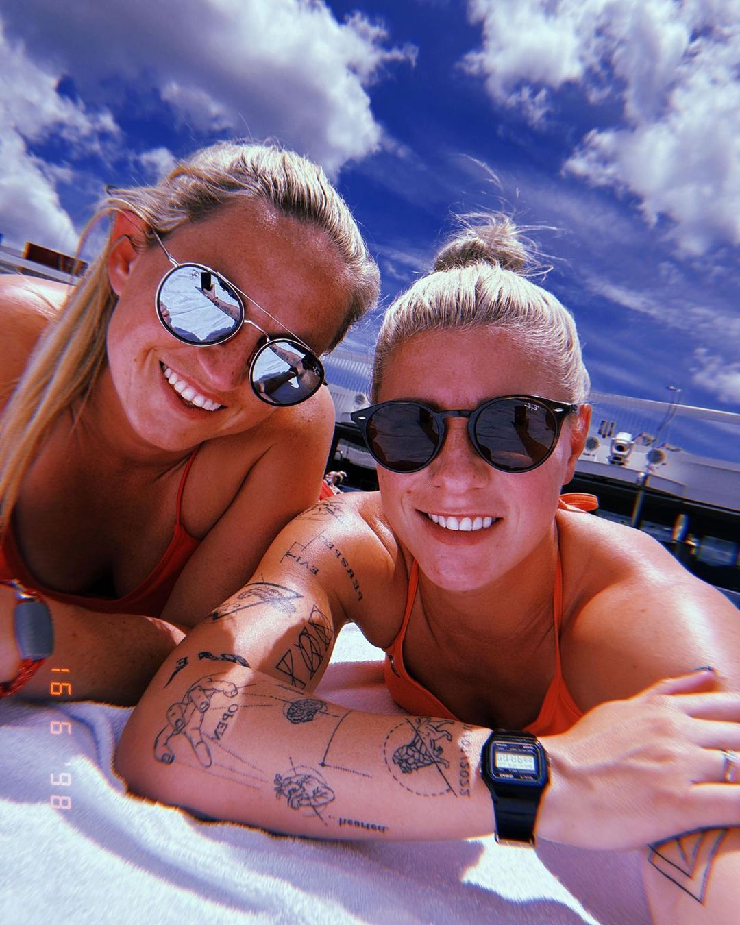 Bethany With Her Partner Steph Williams On A Vacation