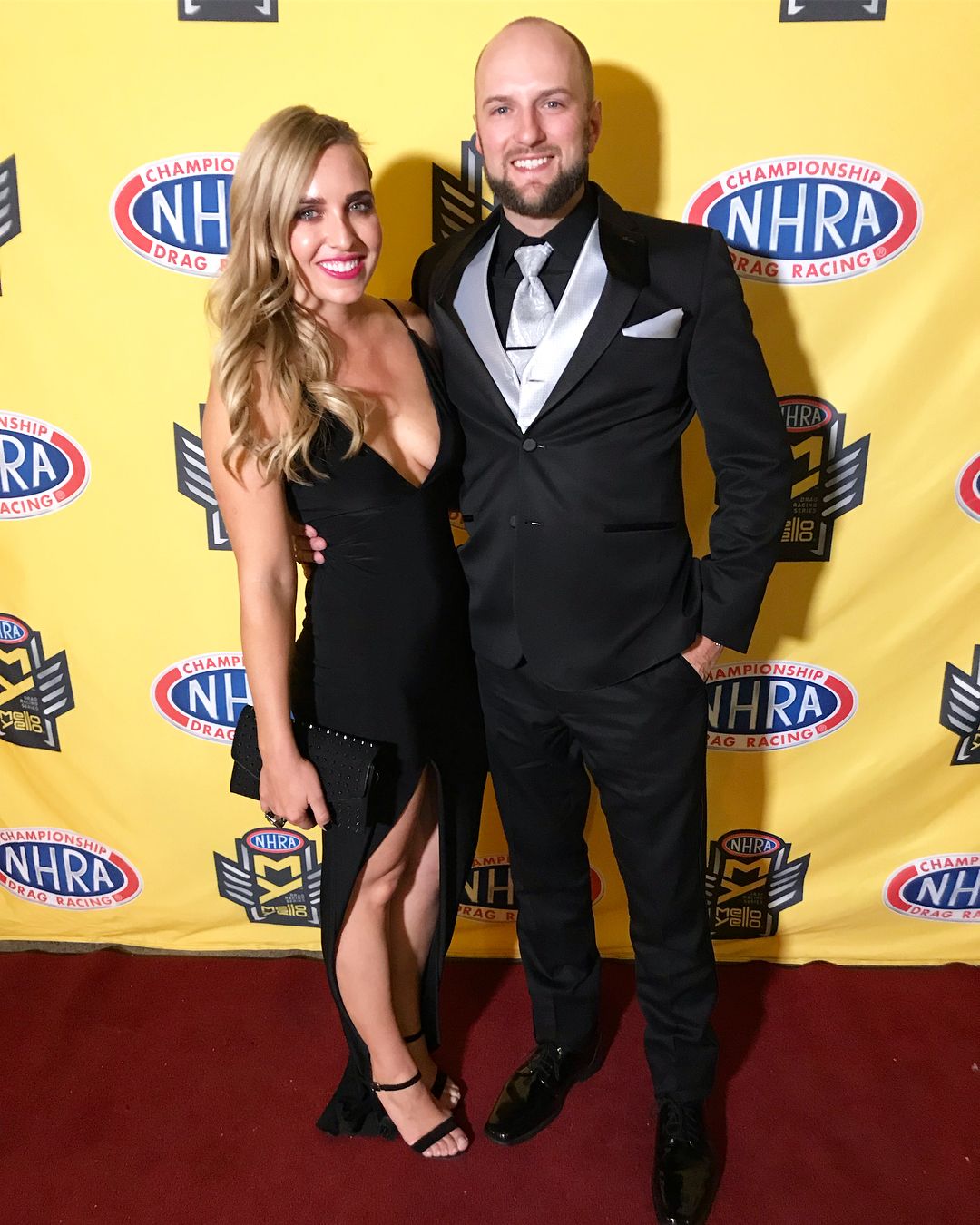 Brittany Force With Her Ex-Boyfriend Jim Underco