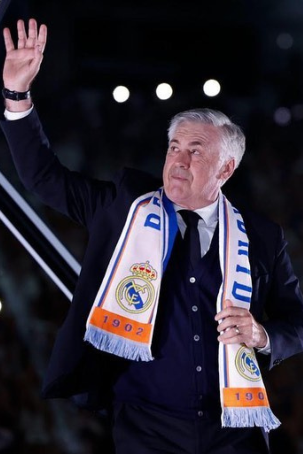 Carlo Ancelotti During Real Madrid Trophy Parade