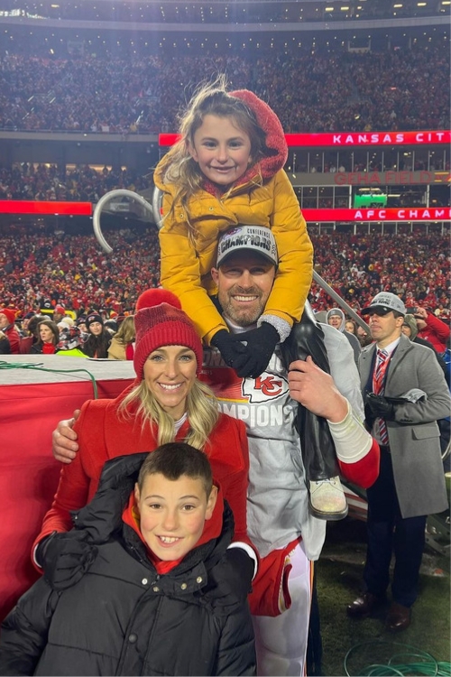 Chad Henne With His Wife And Children
