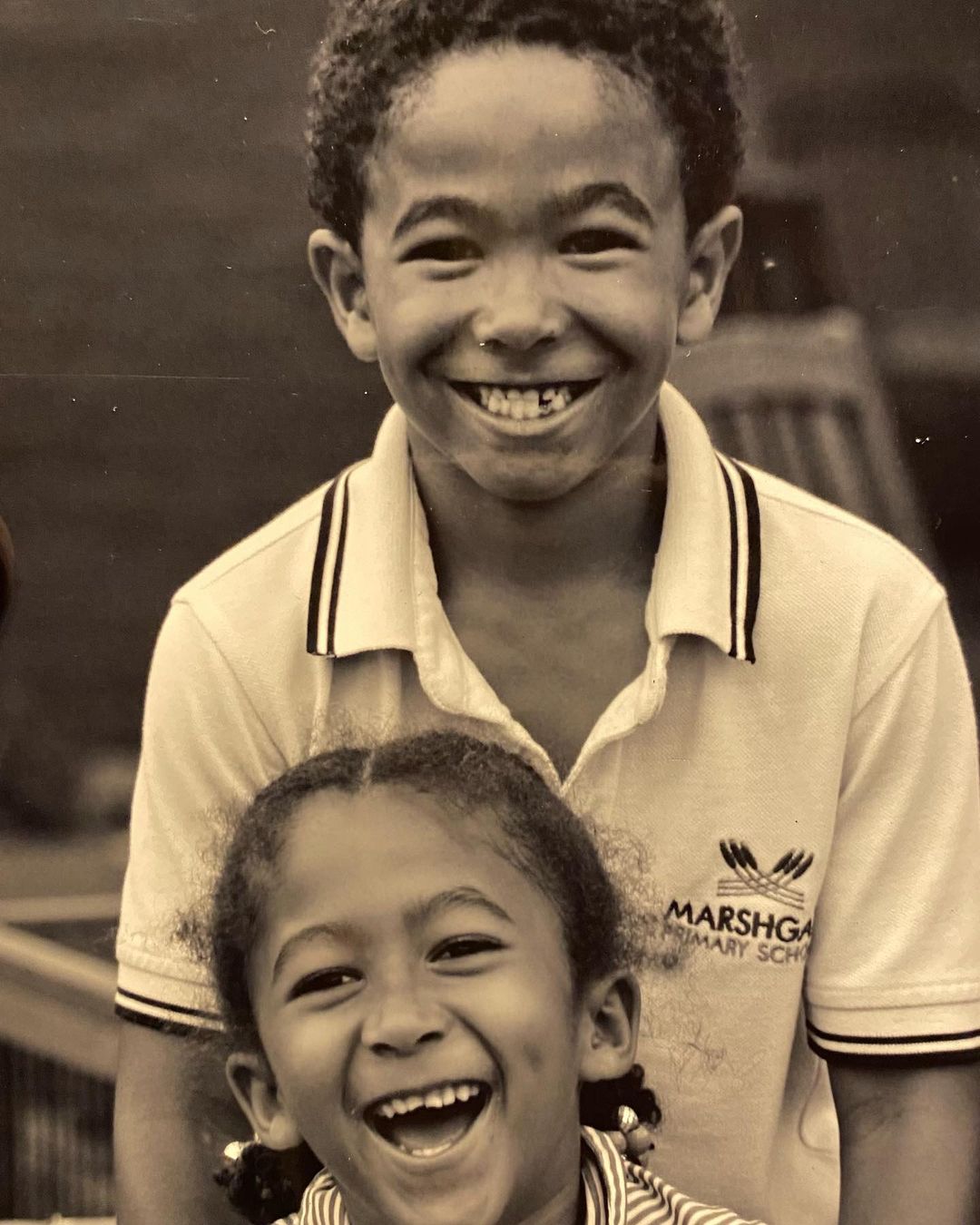 Childhood Picture Of Lauren With His Elder Brother Reece James