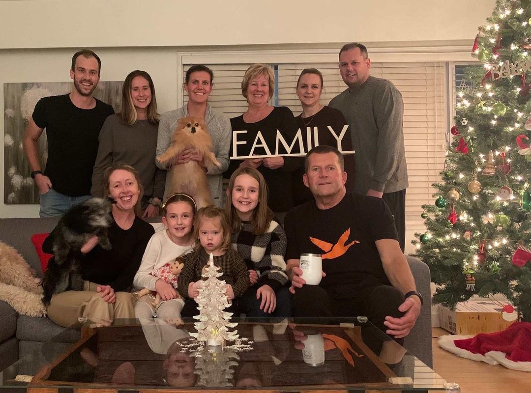 Christine Sinclair Spends Holidays With Her Family