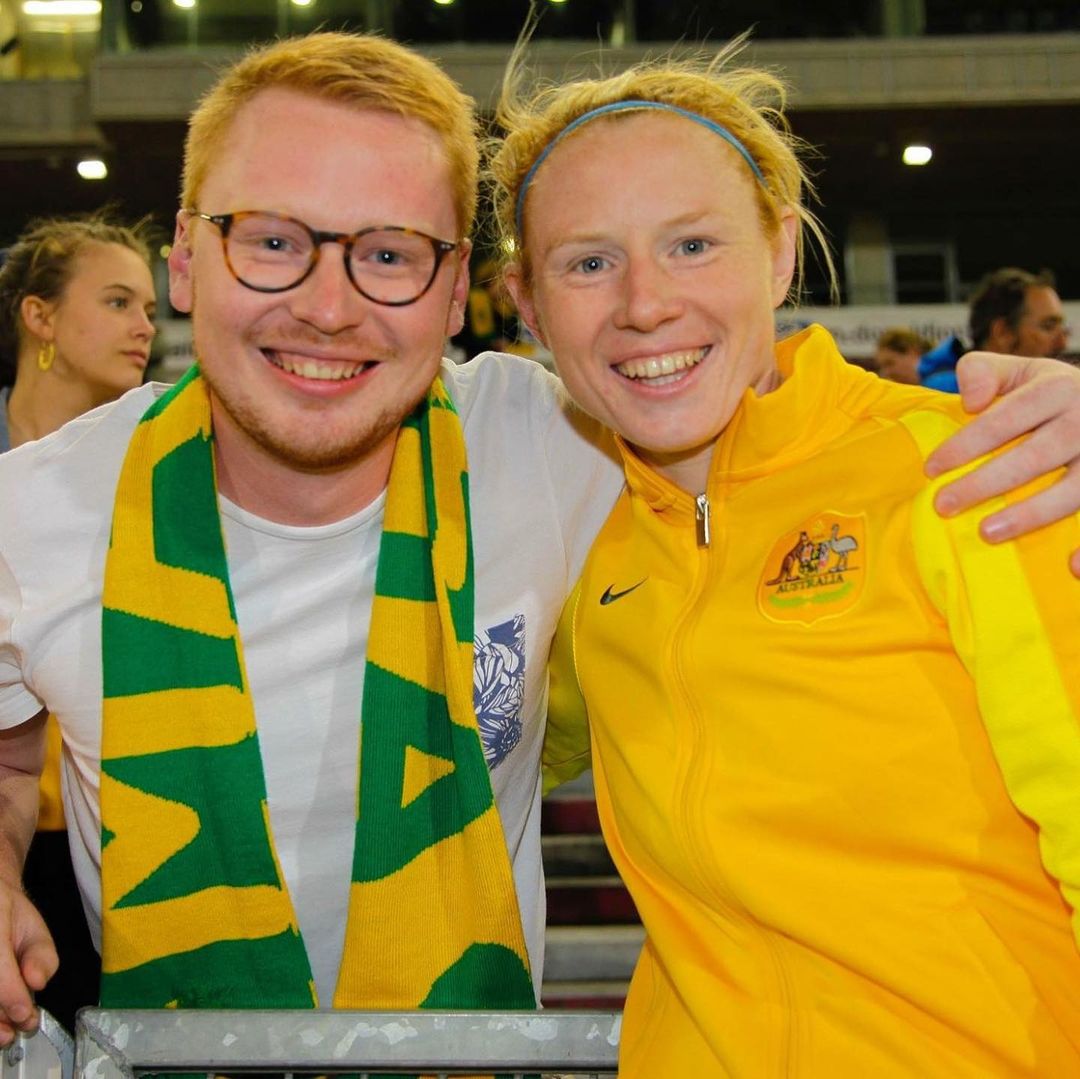 Clare Polkinghorne With Her Brother Tom Polkinghorne