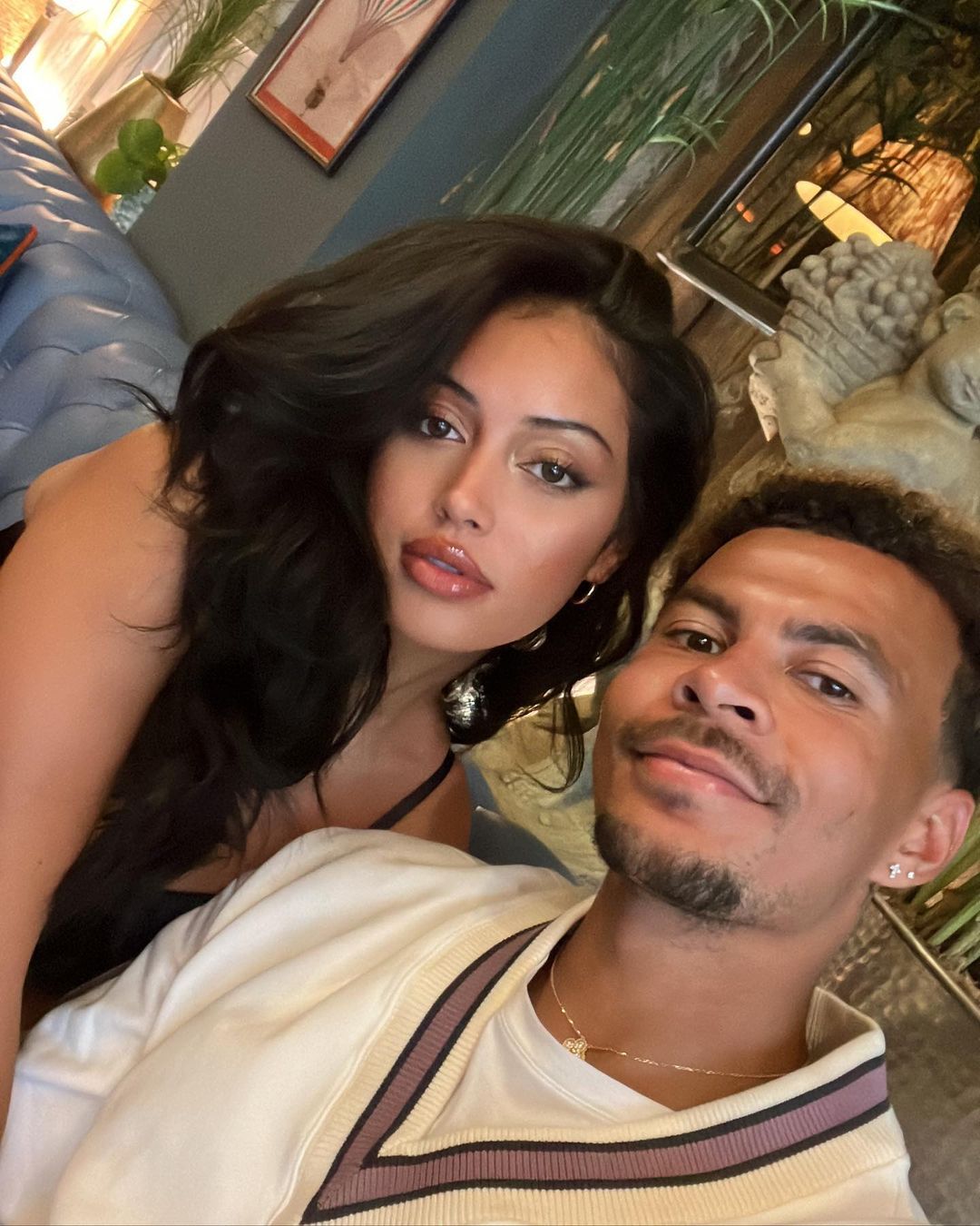 Dele Alli With His Girlfriend Cindy Kimberly