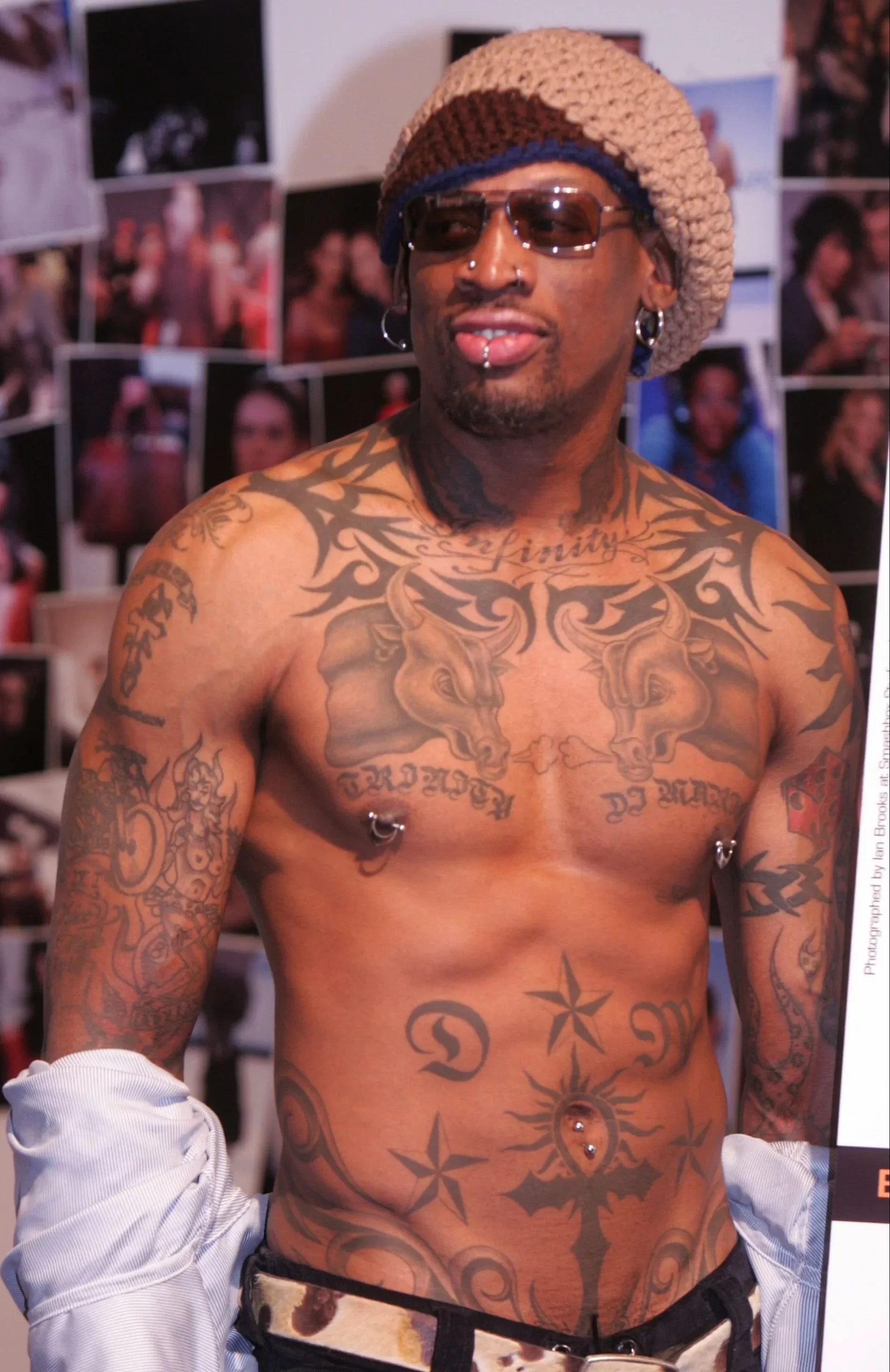 Dennis Rodman Shirtless 