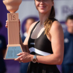 Elina Svitolina With Her WTA Tour Trophy