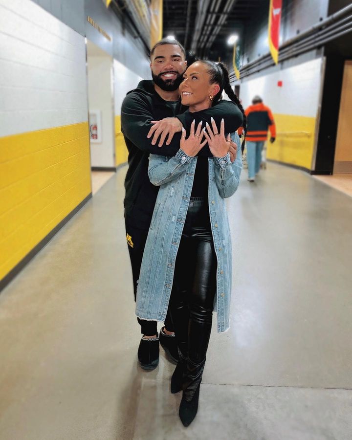 Gable With His Girlfriend, Maddie Mitchell