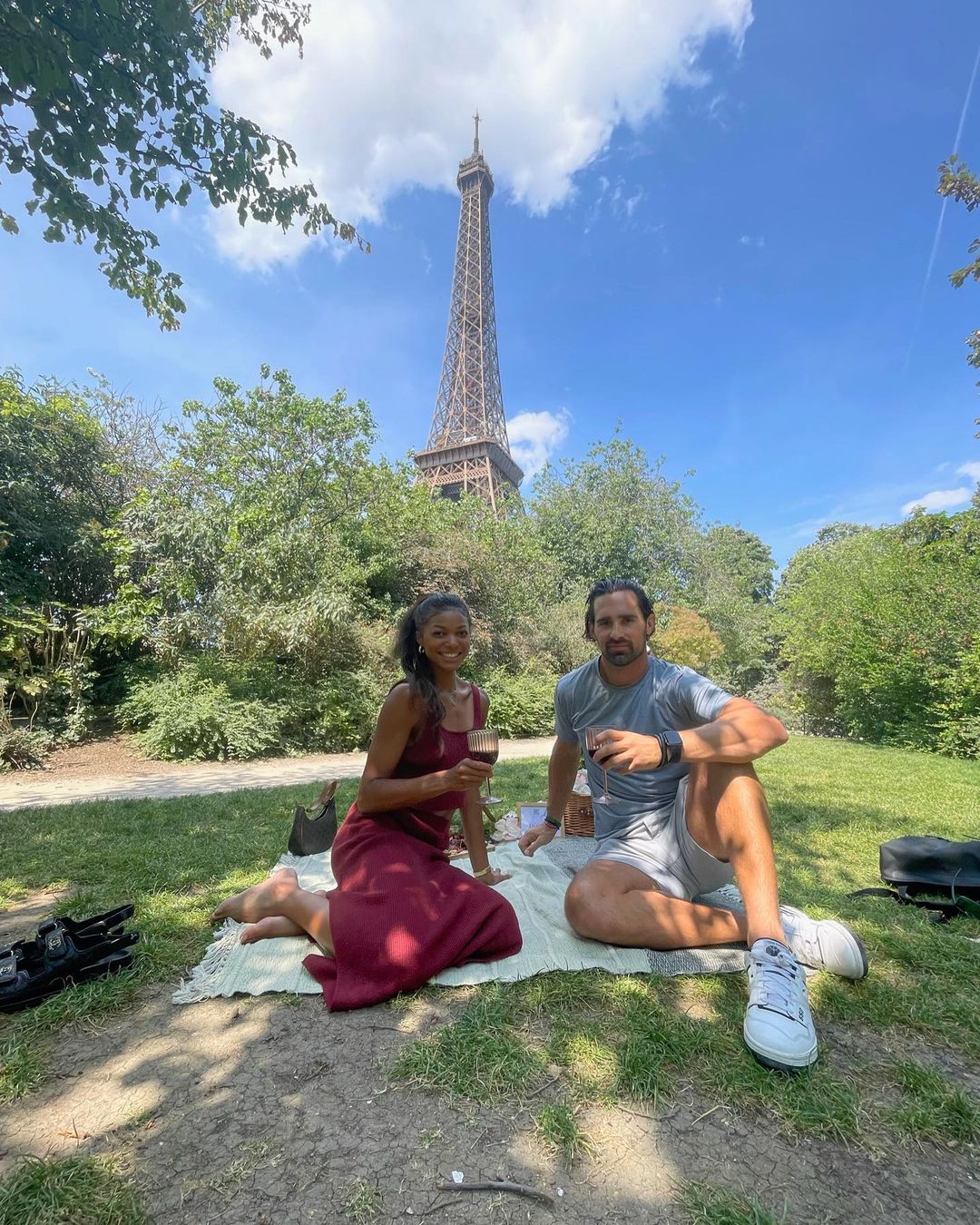 Gabrielle And Spencer During Their Vacation In Paris