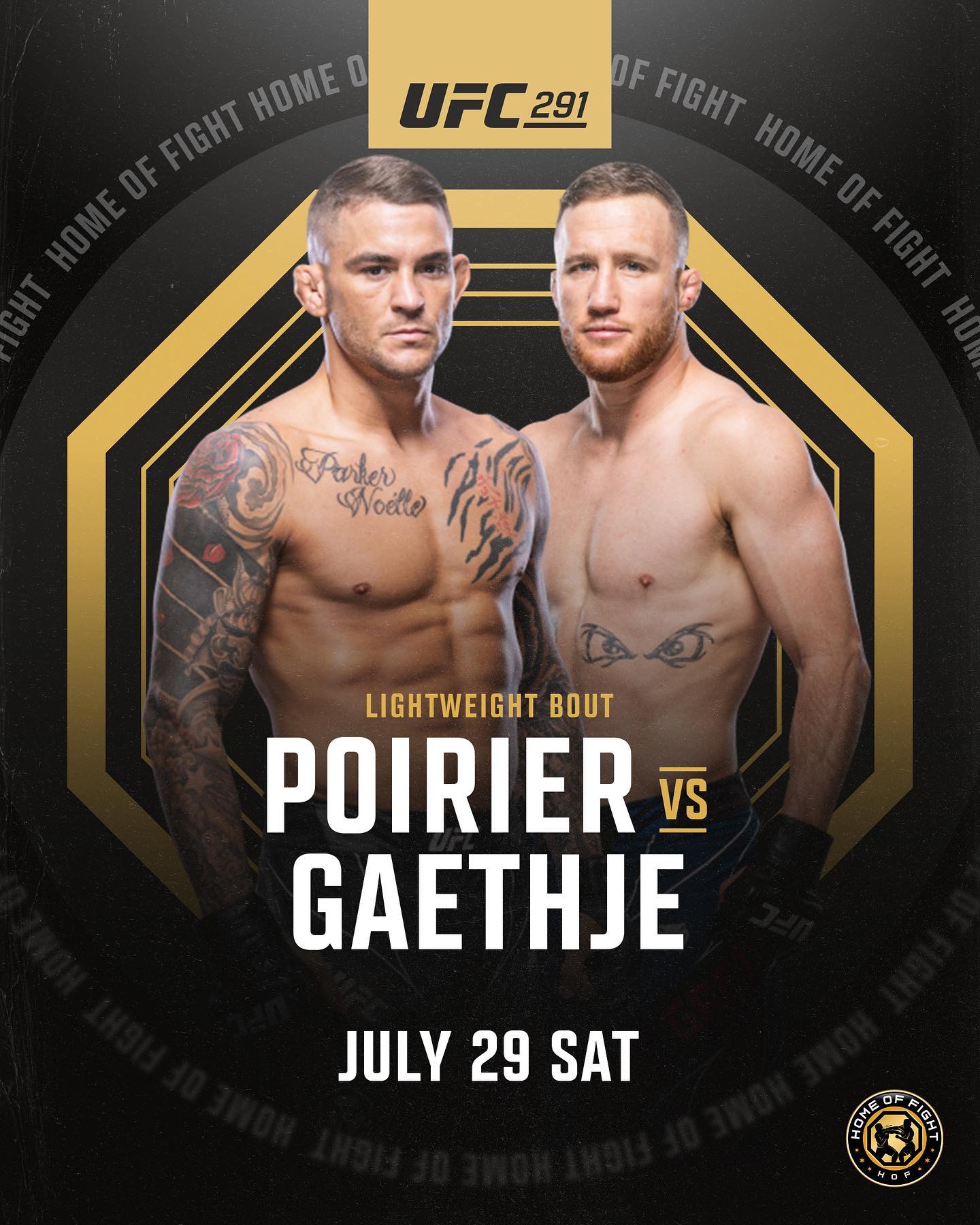 Gaethje vs Poirier On July 29, 2023
