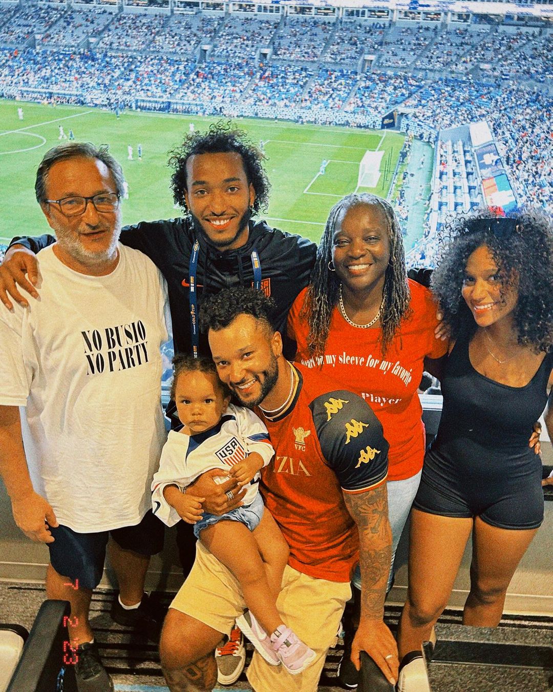 Gianluca Busio Score First International Goal Amidst Family At Bank of America Stadium