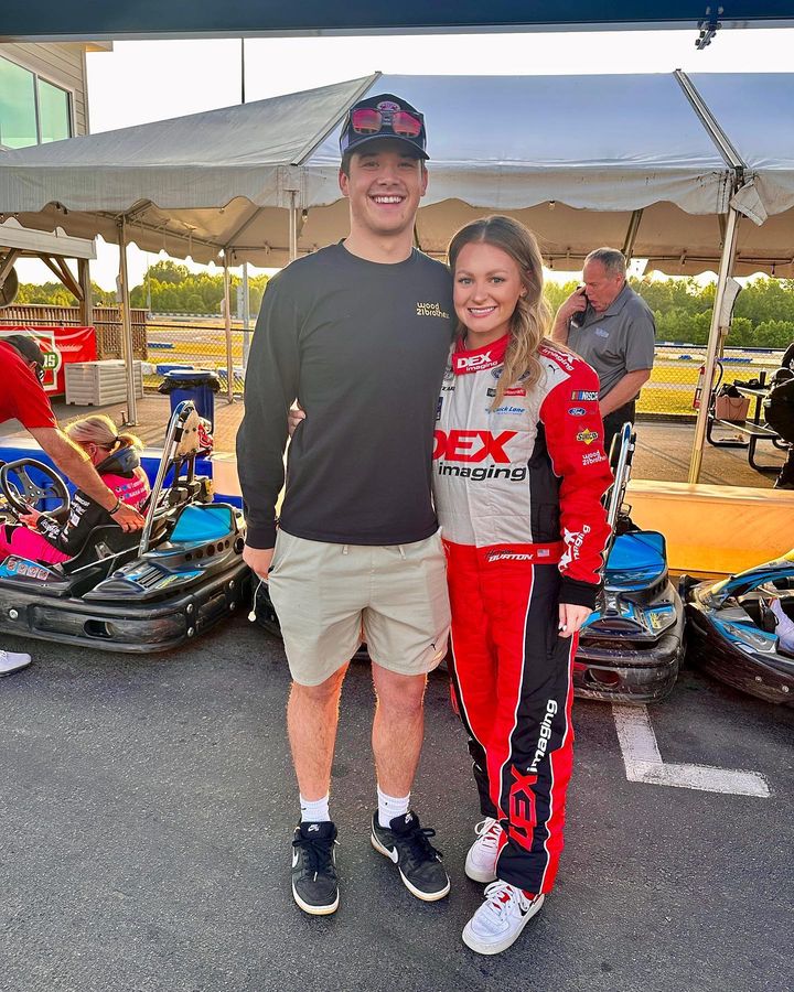 Harrison Burton With His Girlfriend Jenna Petty