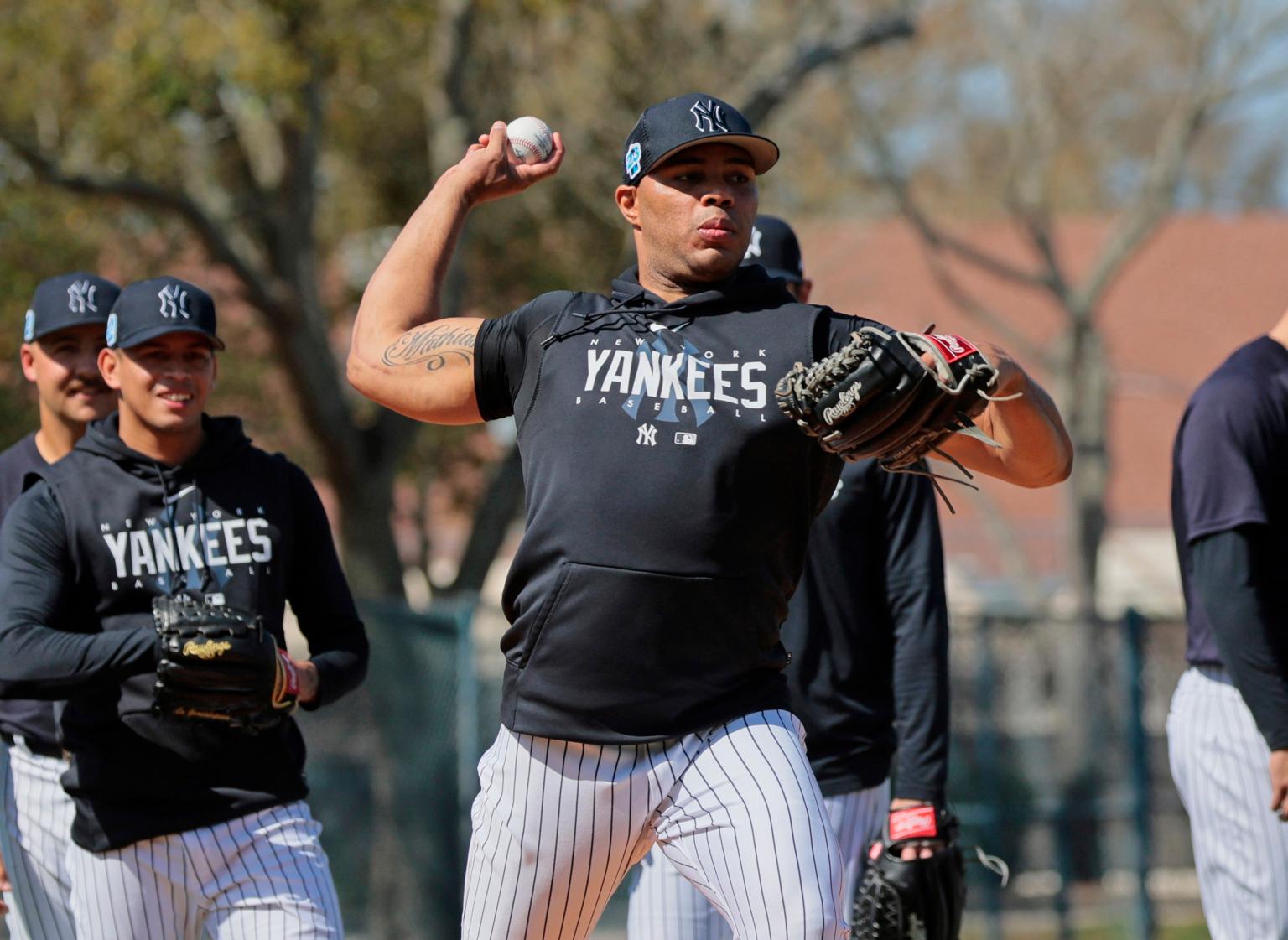 Jimmy Cordero During Practice