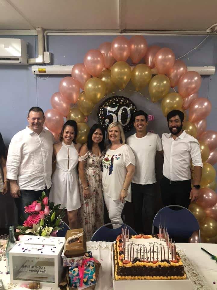 Jason Kubler With His Mother, Brother, And Sister