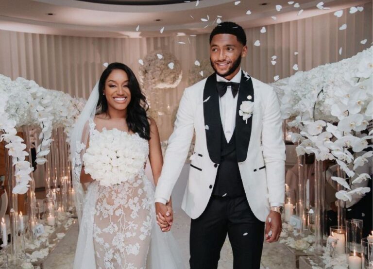 Joe Gomez And His Wife Tamara Tia Gomez On Their Wedding Day