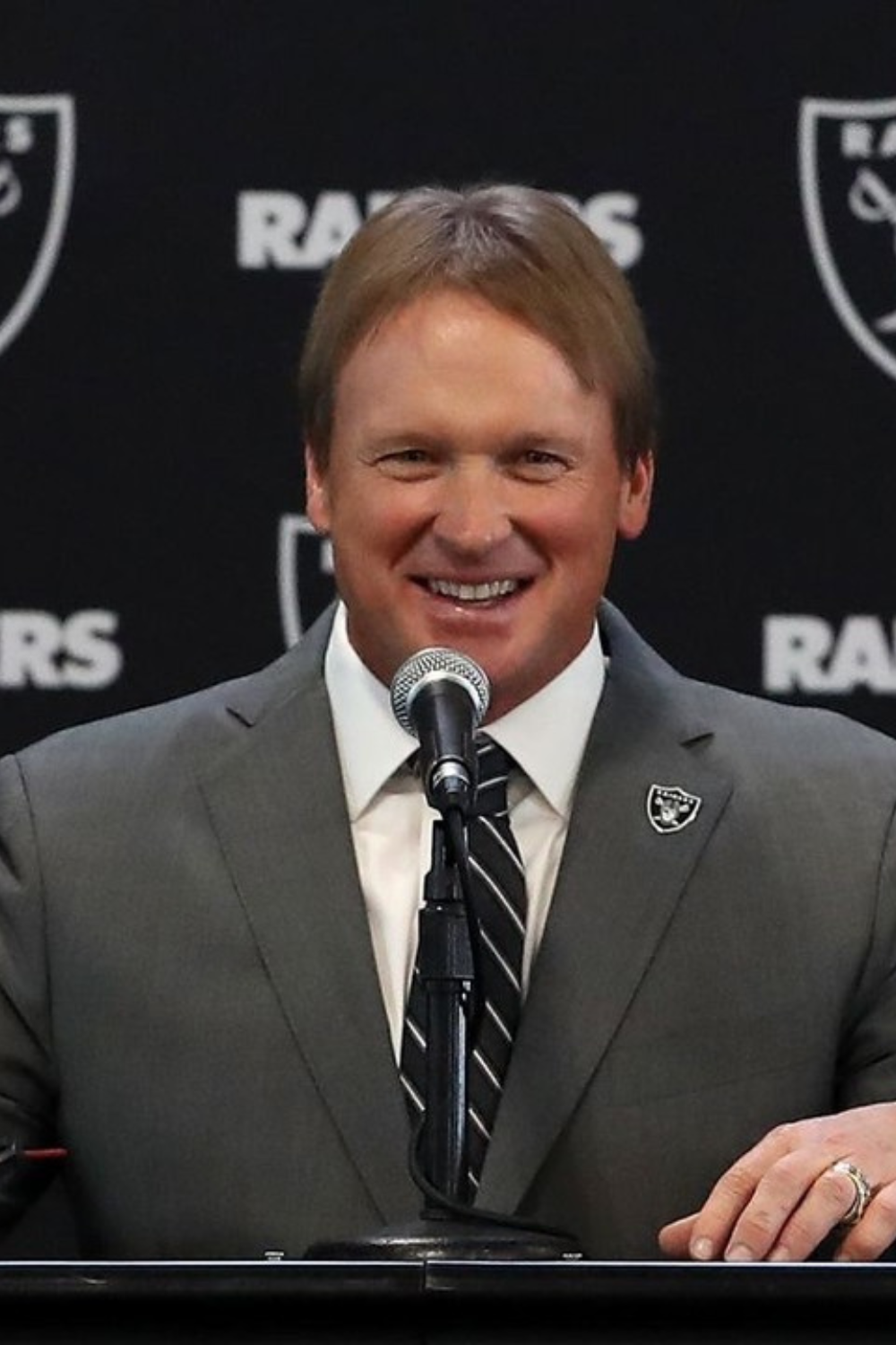 Jon Gruden In Raiders Conference