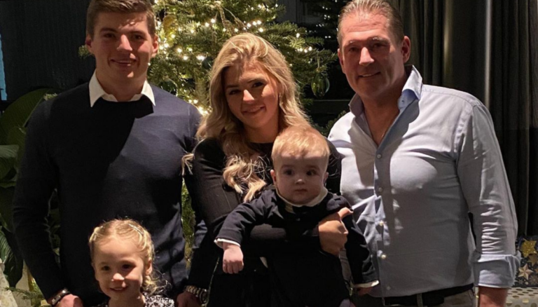 Jos Verstappen With His Children