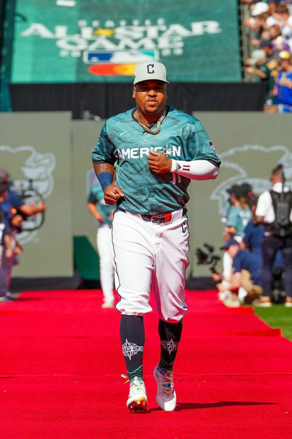 Jose Ramirez Pictured In Progressive Field