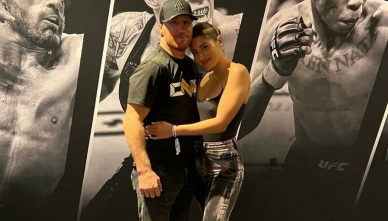 Justin Gaethje And His Girlfriend Sophia Romano