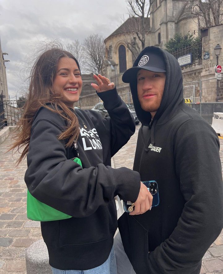 Justin Gaethje With Wife/ Girlfriend Sophia Romano