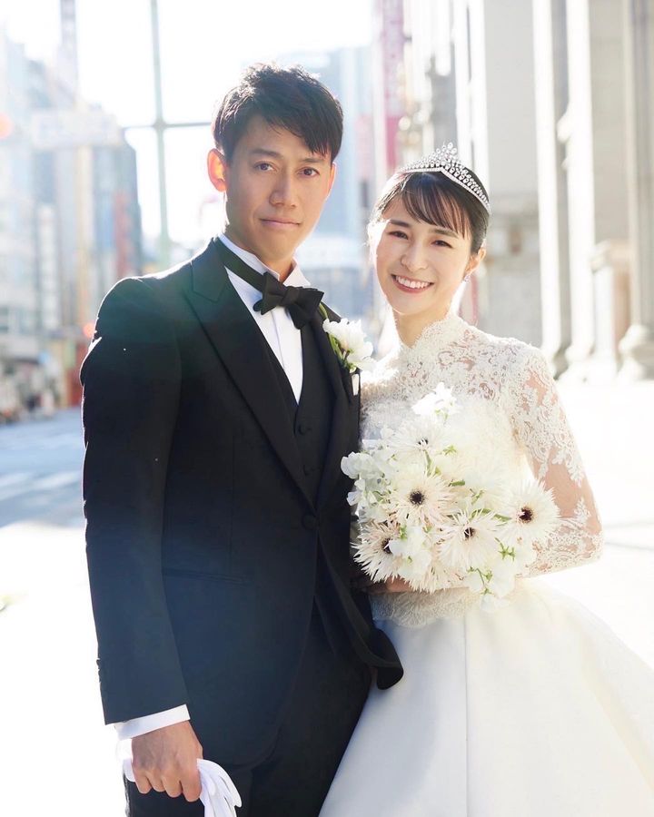 Kei Nishikori With His Wife Mai Yamauchi