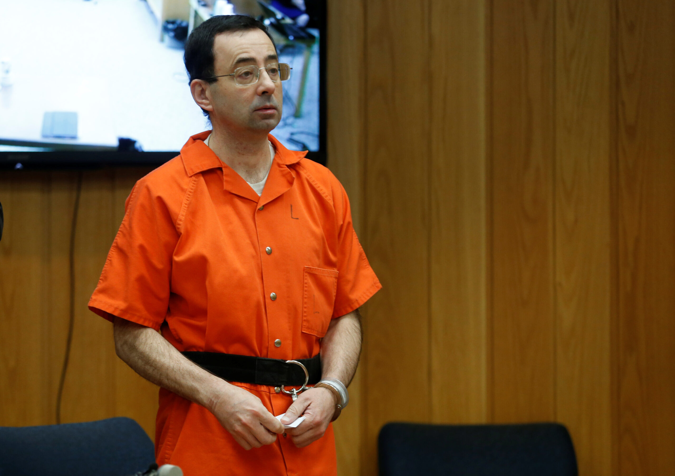 Larry Nassar During Court Trial 