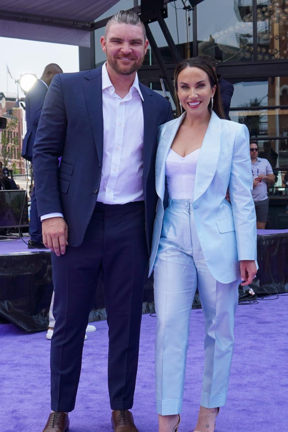 Liam Hendricks With His Wife