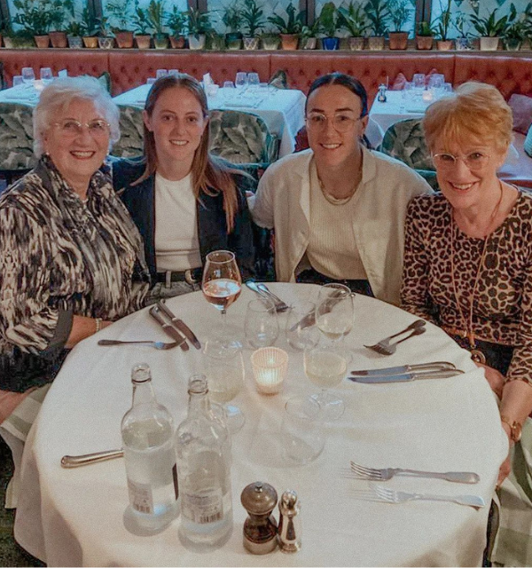 Lucy Bronze And Keira Walsh With Family