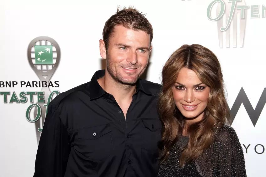Mardy Fish Photographed With Wife Stacey At An Event
