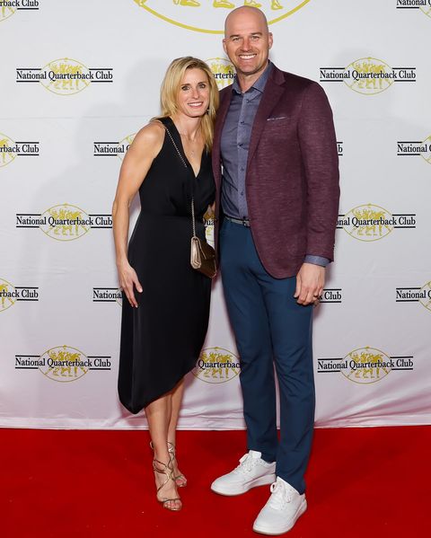 Matt Hasselbeck With His Wife Sarah