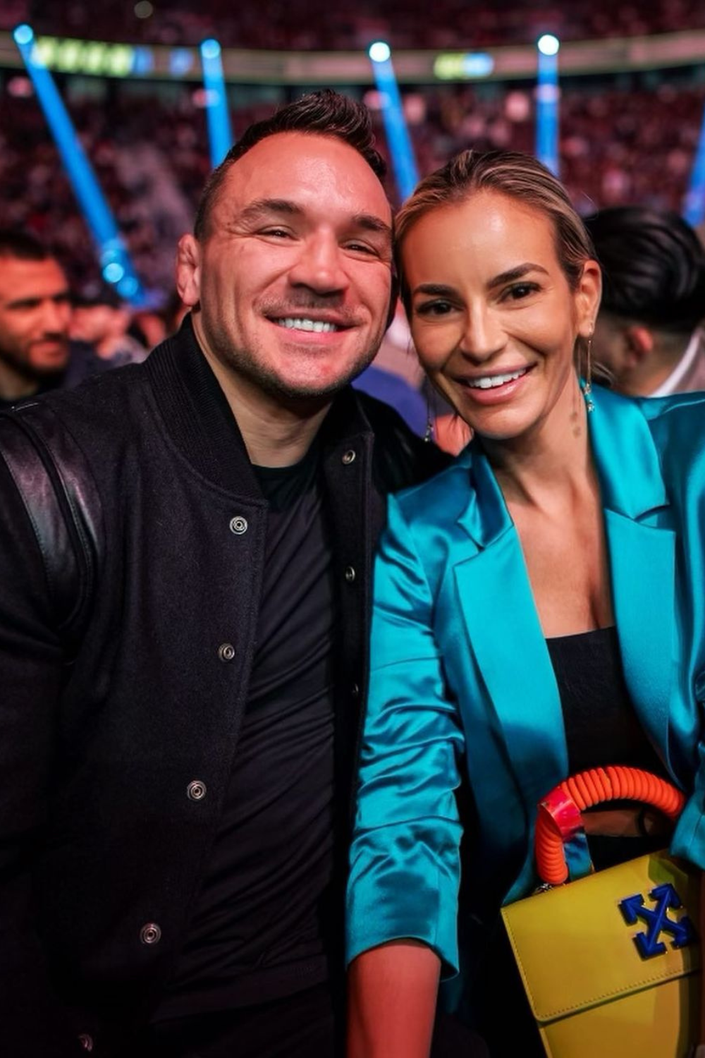 Michael Chandler with his wife Brie Willet