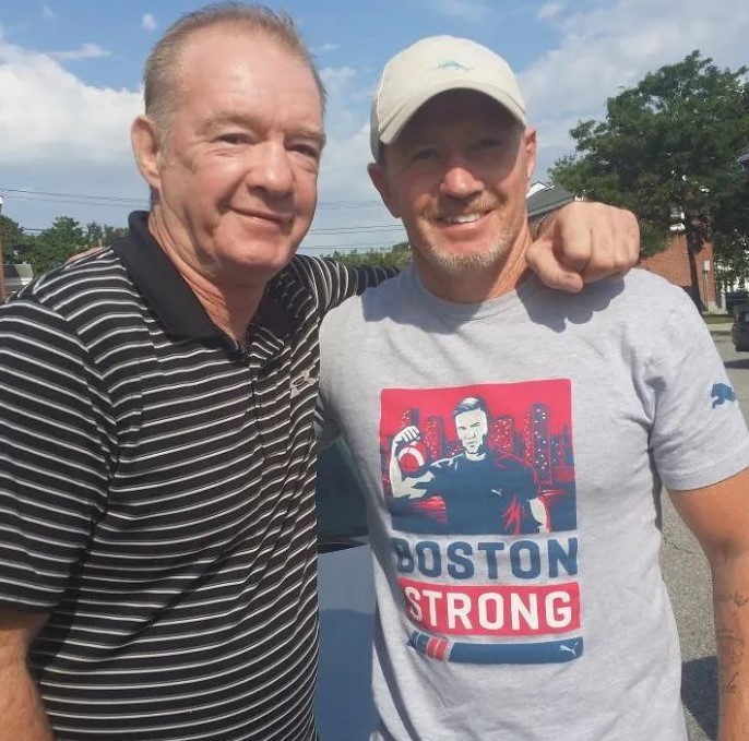 Micky Ward With His Brother Dicky Eklund