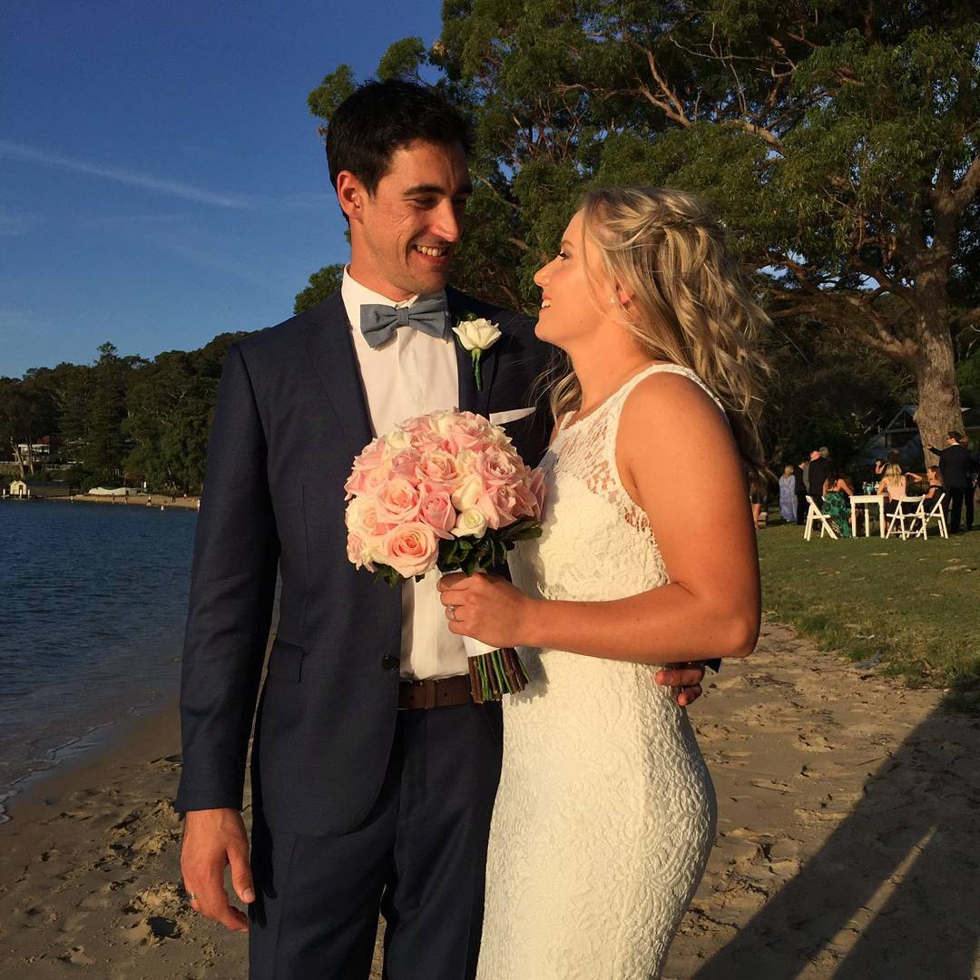 Mitchell Starc & His Wife Alyssa Healy On Their Wedding Day