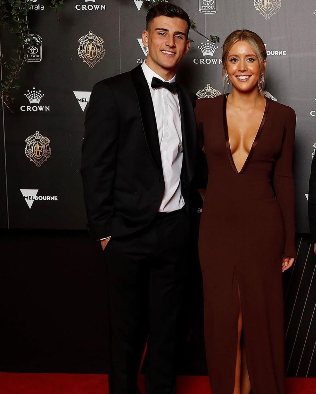 Nick Daico Attended The Brownlow Medal 2022 With Girlfriend Arlette Jones