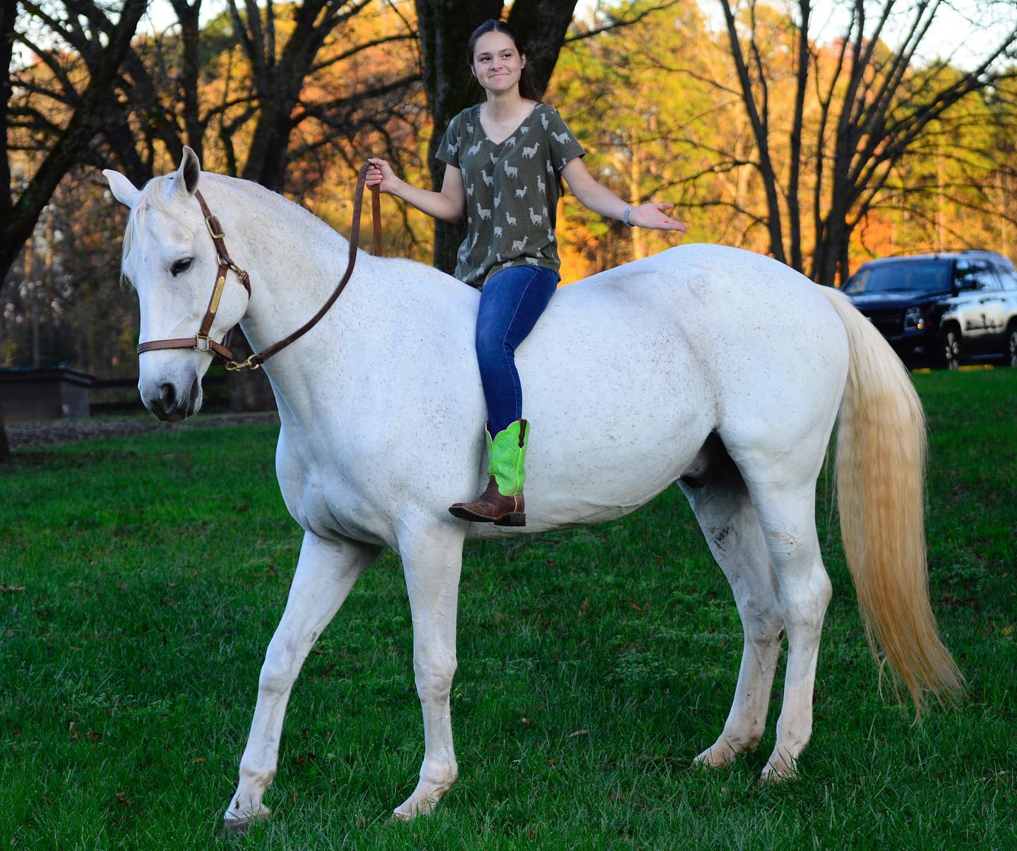 Paige Burton Riding A Horse