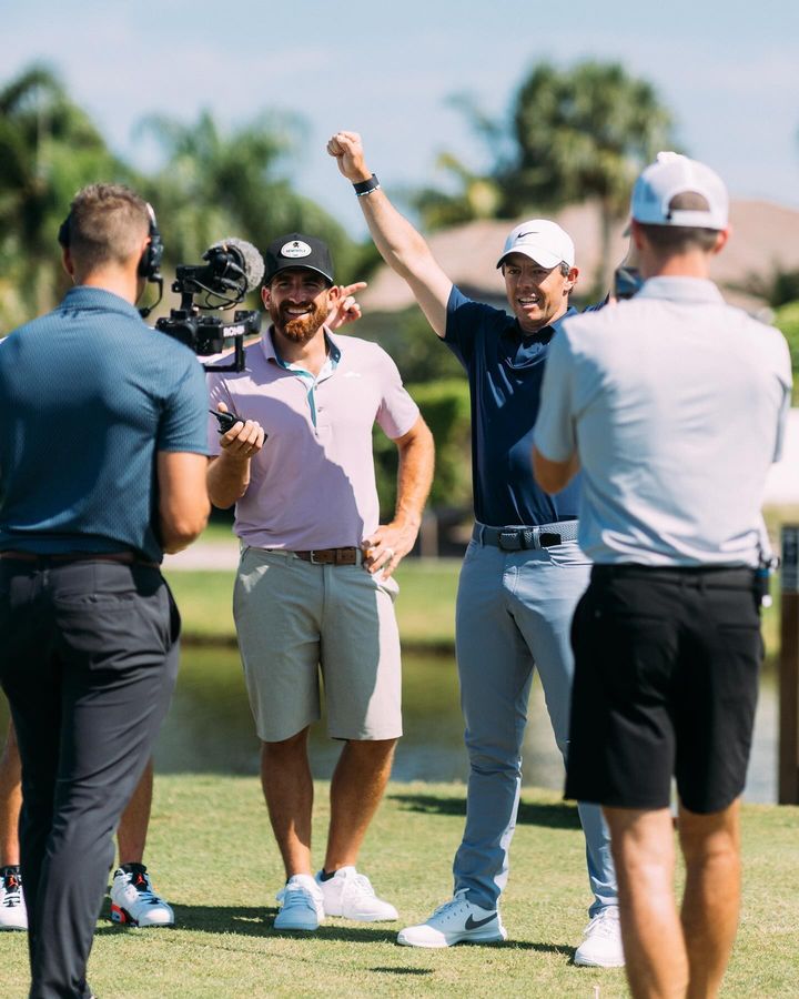 Rory McIlroy With Dude Perfect Crew
