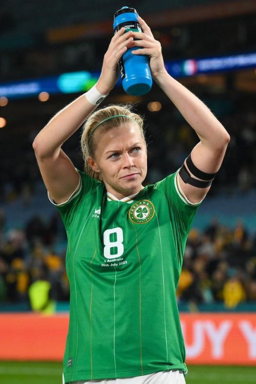 Ruesha Littlejohn After A Match For The Republic Of Ireland