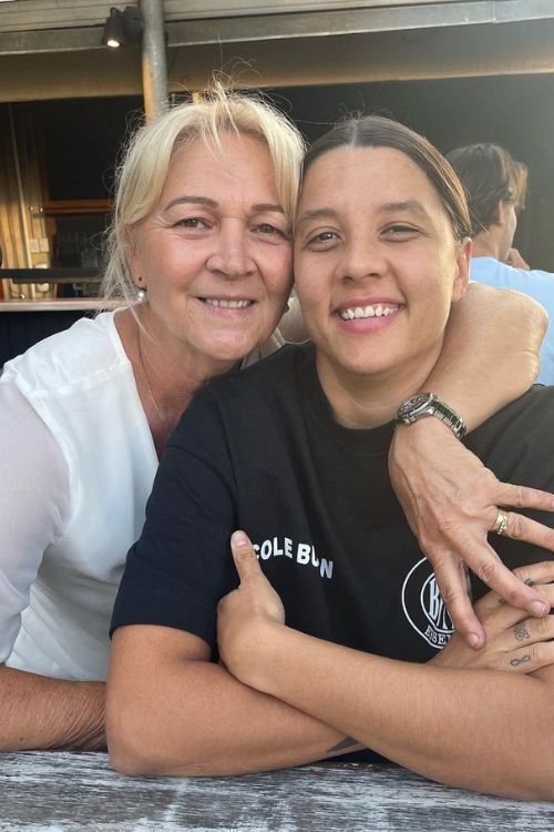 Sam Kerr With Her Mother Roxanne