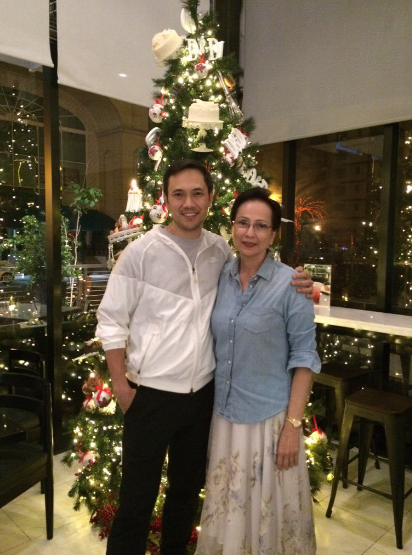 TJ Manotoc With His Mother, Aurora