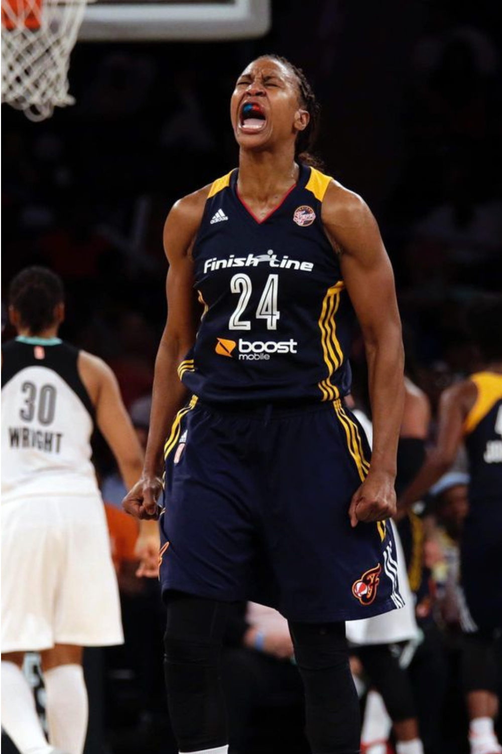 Tamika Catchings During A Match