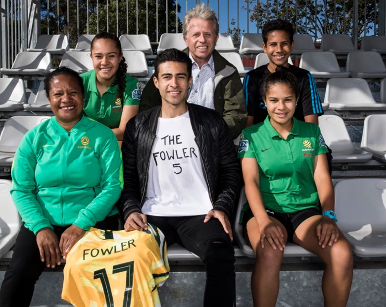 The Fowler Family With Mary's Jersey