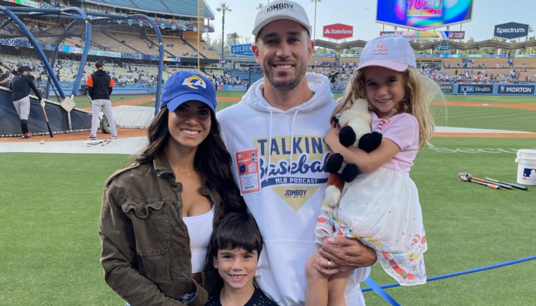 Trevor Plouffe And His Wife Olivia Pokorny With Their Kids