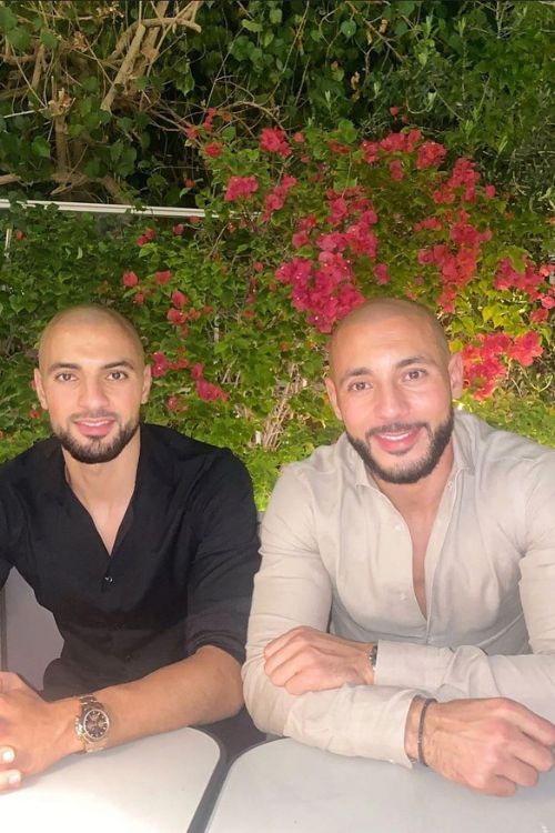 Sofyan Amrabat And His Older Brother On A Night Out 