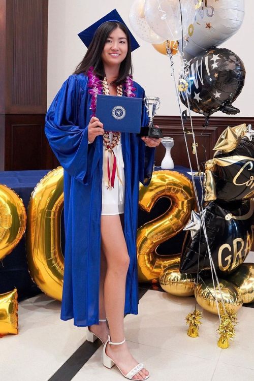 Rose Zhang During Her Graduation Day