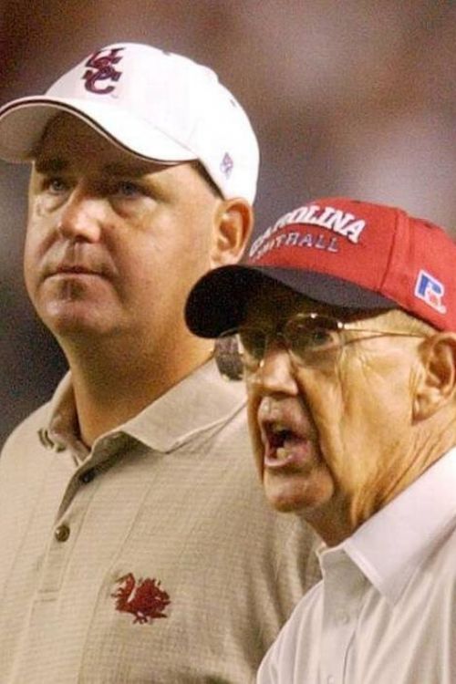 Skip Holtz With His Father 